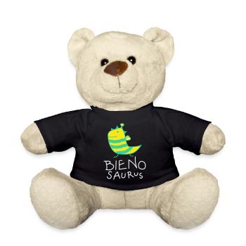 Lustige Dino Biene (b) - Teddy - Schwarz - Vorne