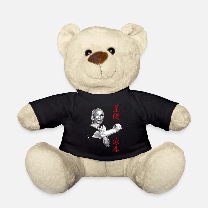 Yip Man Wing Chun Halfhair Design - Nounours - noir