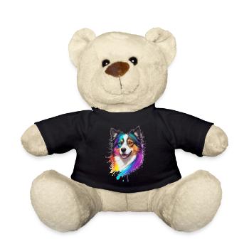 Collie - Teddy Bear - black - Front