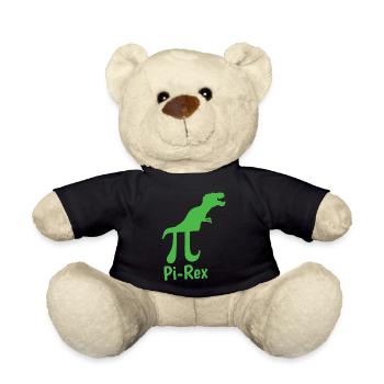 Pi-Rex Mathe Mathematik Lehrer Schule Wissenschaft - Teddy - Schwarz - Vorne