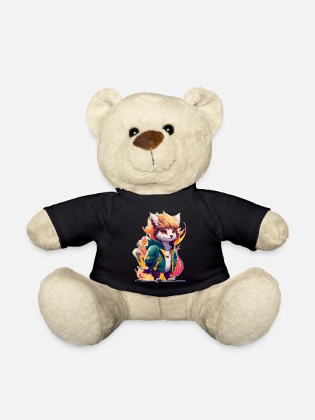Süßer Stylischer Greif - Teddy - Schwarz