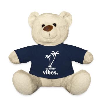 Summer Vibes Beach Paradise - Teddy Bear - french navy - Front