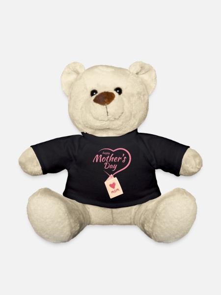 Happy Mouther Day - Teddy Bear - black
