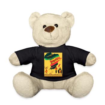afrikanischer Tanz - Teddy - Schwarz - Vorne