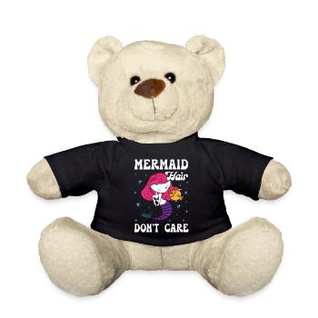Mermaid Hair Dont Care - Teddy - Schwarz - Vorne