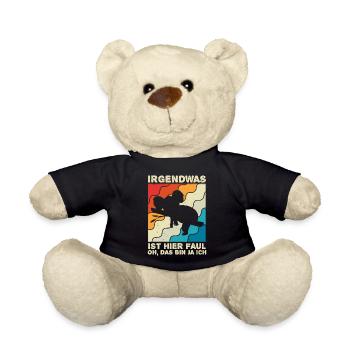Irgendwas ist hier Faul OH DAS BIN JA ICH - Teddy - Schwarz - Vorne
