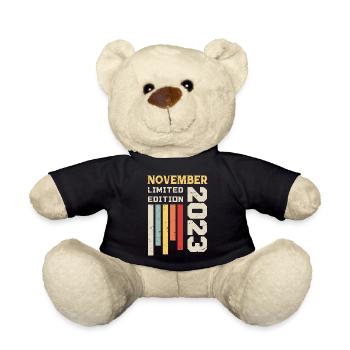 November 2023 Birthday Gift - November 2023 - Teddy Bear - black - Front
