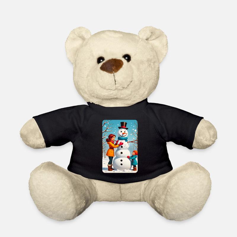 personalisiertes Design-Muttergeschenk - Teddy - Schwarz