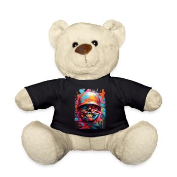 Graffiti-Stil3 - Teddy - Schwarz - Vorne