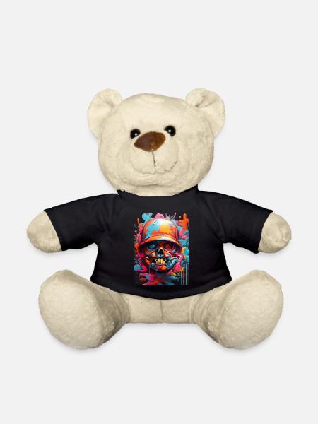Graffiti-Stil3 - Teddy - Schwarz
