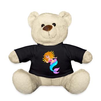 Meerjungfrau - Teddy - Schwarz - Vorne