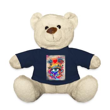 La terre dégouline - Nounours - bleu marine - Devant