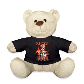 No war ! - Teddy Bear - black - Front
