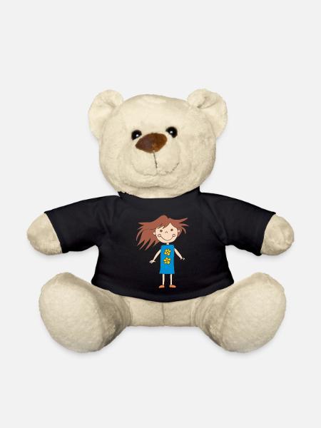 mädchen klein - Teddy - Schwarz