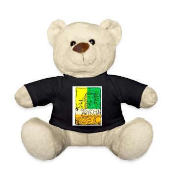EC Flowers I Wife I Holiday I Gift I Mother's Day - Teddy Bear - black - Front