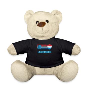 Luxembourg - Teddy Bear - black - Front