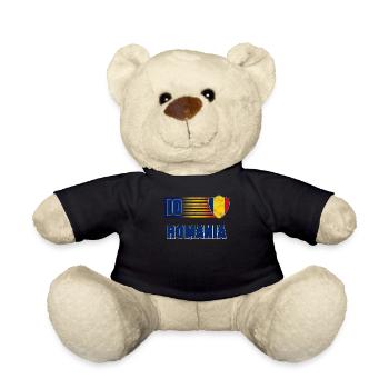 Romania - Teddy Bear - black - Front