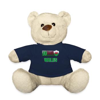Wales - Teddy Bear - french navy - Front