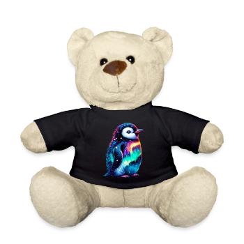 Aurora Borealis Pinguin - Teddy - Schwarz - Vorne