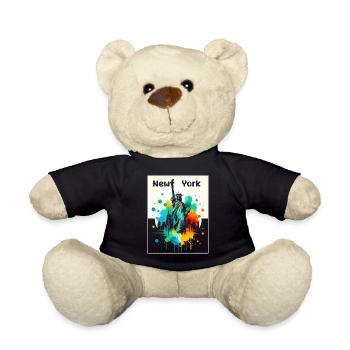 Vivid Liberty Art - Teddy Bear - black - Front