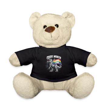 Pride Month - Love is Love - LGBTQ+ Community - Teddy - Schwarz - Vorne