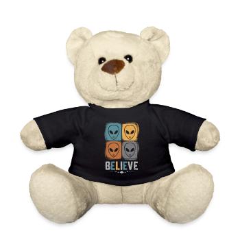 Belief in the incomprehensible space - Teddy Bear - black - Front