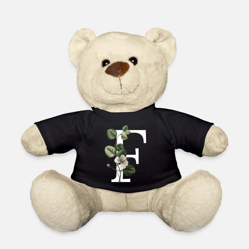 lettre f botanique vert - Nounours - noir