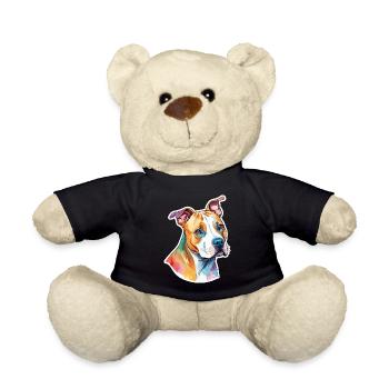 American Staffordshire Terrier Wasserfarben - Teddy - Schwarz - Vorne