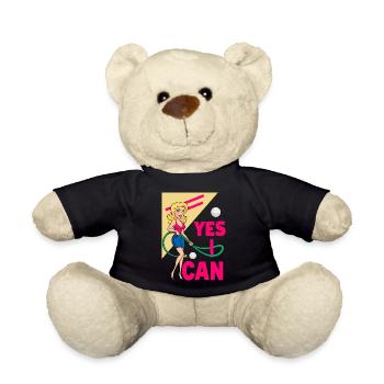 Golfball und Gartenschlauch saugen - Teddy - Schwarz - Vorne