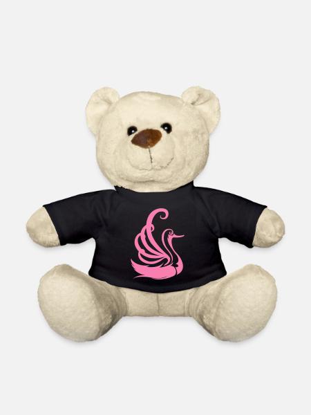 schwan - Teddy - Schwarz