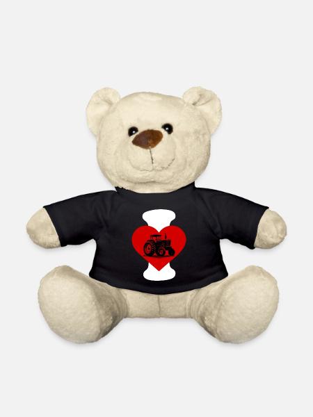 J’adore tracteur - Nounours - noir