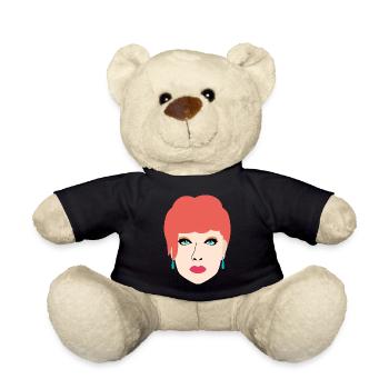 Hübsches Porträt mit roten Haaren - Teddy - Schwarz - Vorne
