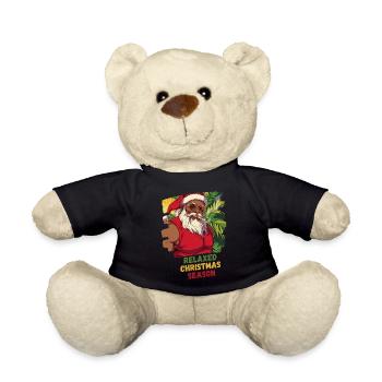 RELEXED CHRISTMAS SEASON - Cooler Weihnachtsmann - Teddy - Schwarz - Vorne