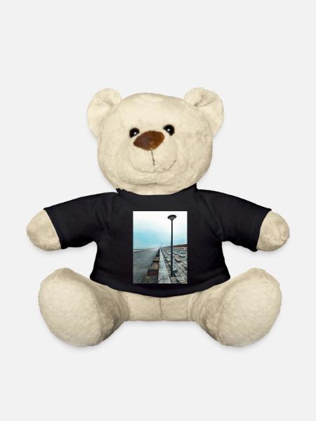 Baltrum beach promenade - Teddy Bear - black