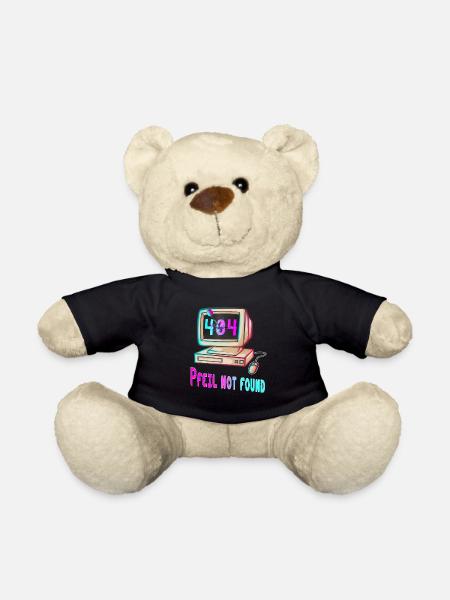 404 Retro Design - Teddy - Schwarz