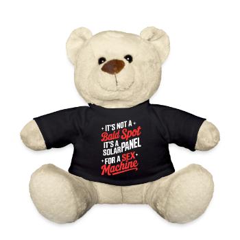 Es ist keine kahle Stelle, es ist ein Panel für die Sexmaschine - Teddy - Schwarz - Vorne