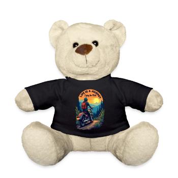 Enjoy The Ride - Teddy Bear - black - Front