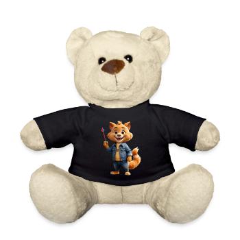 Cute animal - Teddy Bear - black - Front
