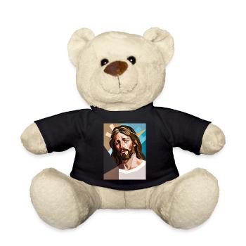 Holy Abstraction - Teddy Bear - black - Front