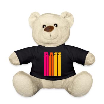 Chœur Basse Voix Rétro Rayures - Nounours - noir - Devant