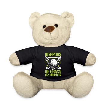 Golf - Weapons of Grass Destruction - Teddy Bear - black - Front