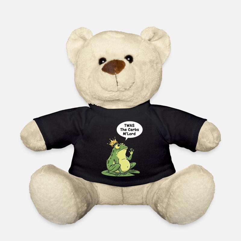 Regal Frog Carbohydrate King Design - Teddy Bear - black