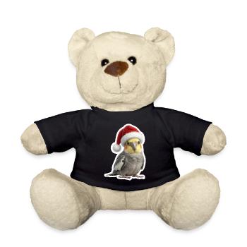 Happy calopsitte fête avec nous - Nounours - noir - Devant