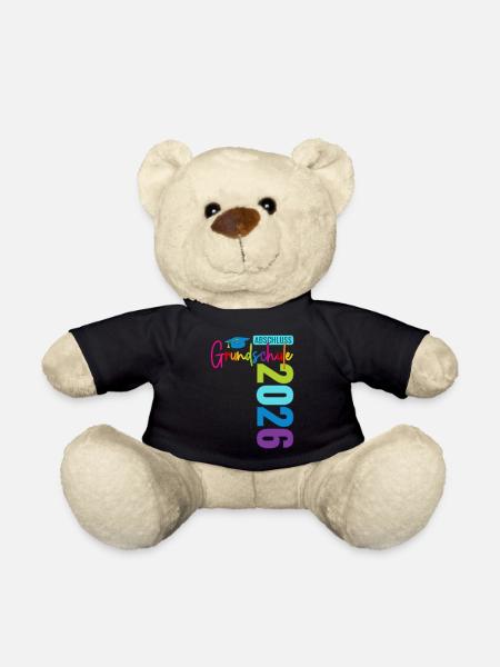 Grundschule Abschluss 2026 - Teddy - Schwarz