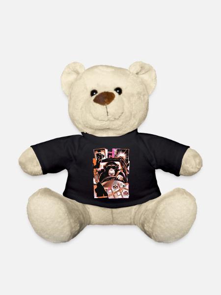 Affe Autofahrer Blitzer - Teddy - Schwarz