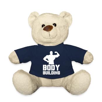 Silhouette de puissance physique - Nounours - bleu marine - Devant