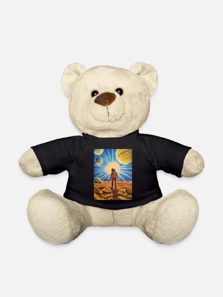 Astronaut on Mars - Teddy Bear - black