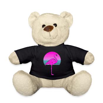 Rose et fier de cela - Nounours - noir - Devant