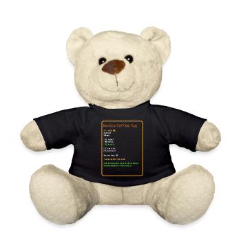 Tasse à café DevOps Niveau 666 - Nounours - noir - Devant