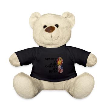 Spanisch Spanien Spanische Wurzeln Geschenk - Teddy - Schwarz - Vorne
